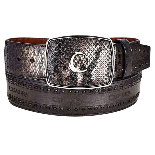 Cinto Cuadra Python Verona Negro CV397PI