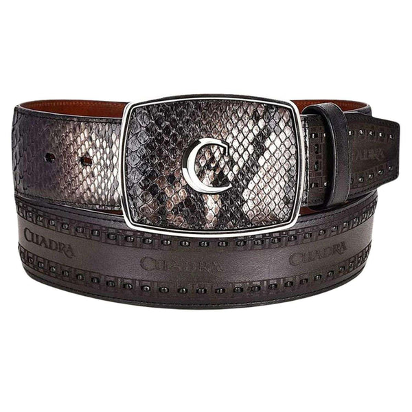 Cuadra Python Verona Belt Black CV397PI