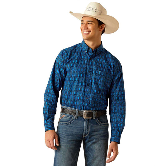 Camisa Ariat Pascual Azul 10048379