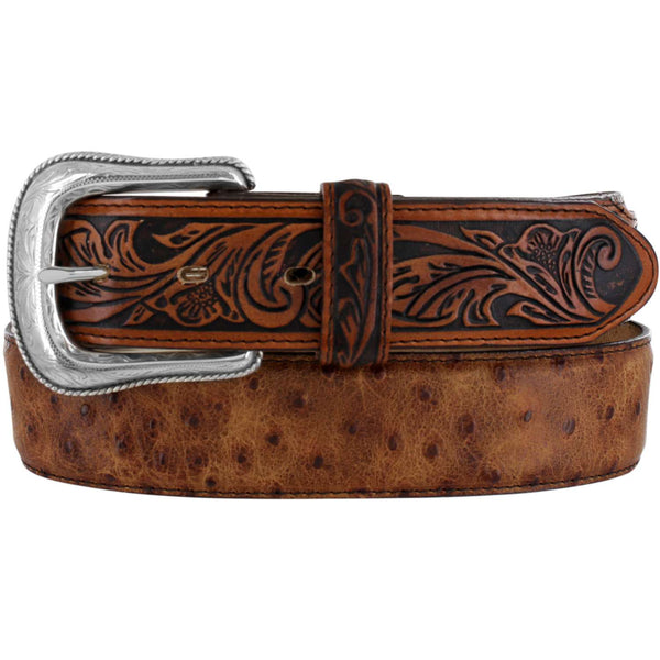 Rustic Ostrich Belt C42525