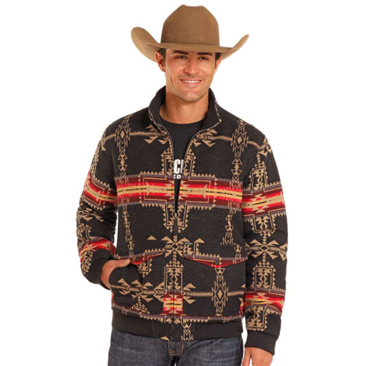 Chamarra Rock &  Roll Jacquard Bomber BM92C04332