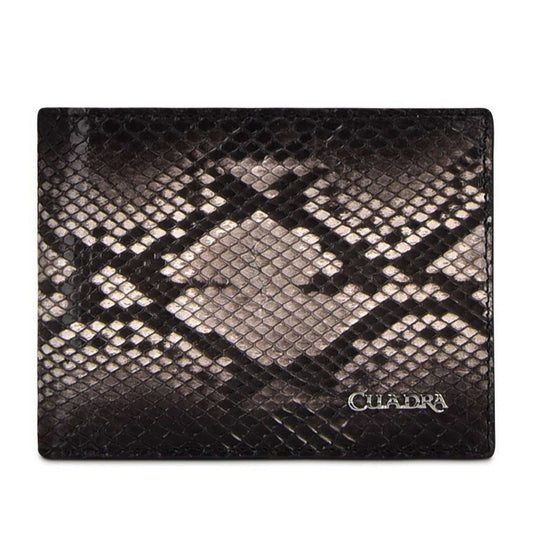 Cartera Cuadra Python Negro B2910PI