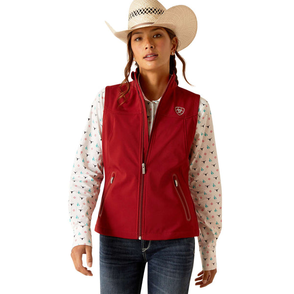 Ariat Dama Chaleco New Team Rojo 10048878