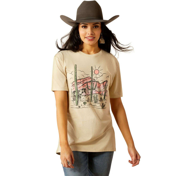 Ariat Women's Horse Beige T-shirt 10054037