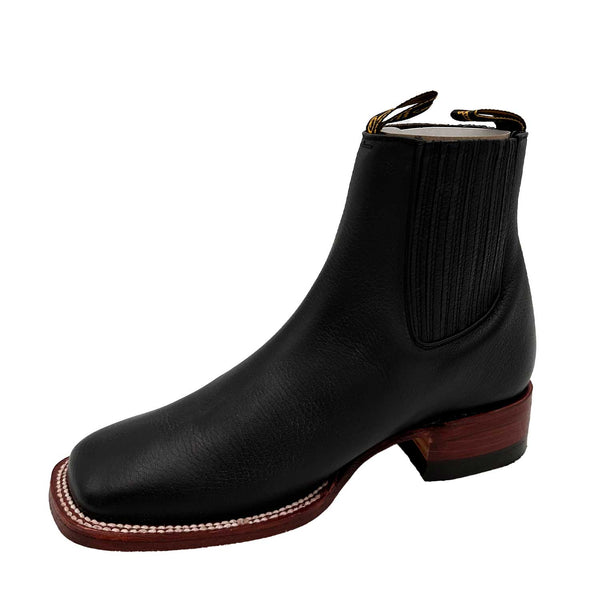 Botin El Canelo Venado Fronterizo Negro Cj 07