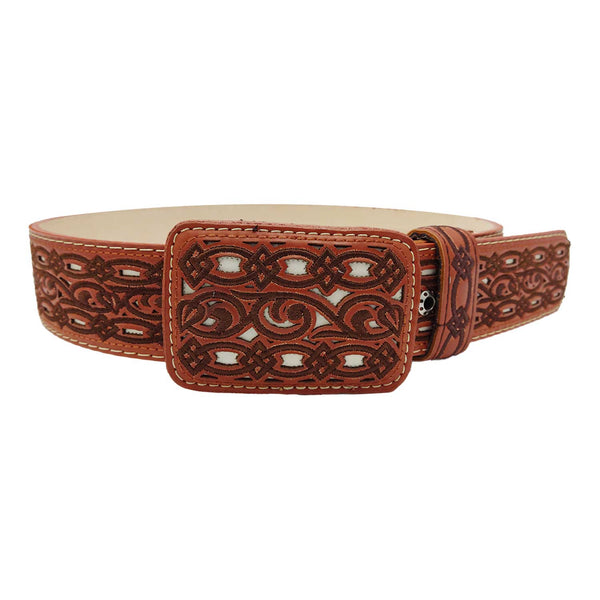 Embroidered Thread Belt El Rancho Miel 06
