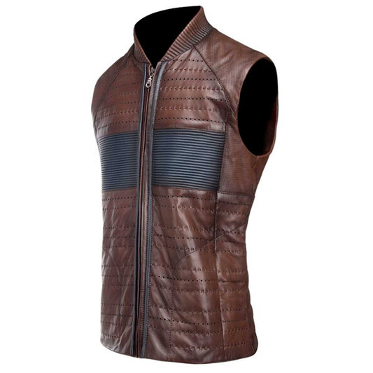 Chaleco Cuadra Sillero Over Brown H214COC