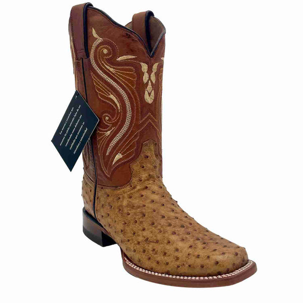 Bota Cuatralba Avestruz Paja PU H59 cj 163 -