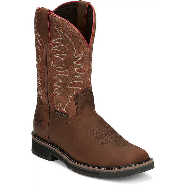 Justin Pecan Brown Boots SE3116