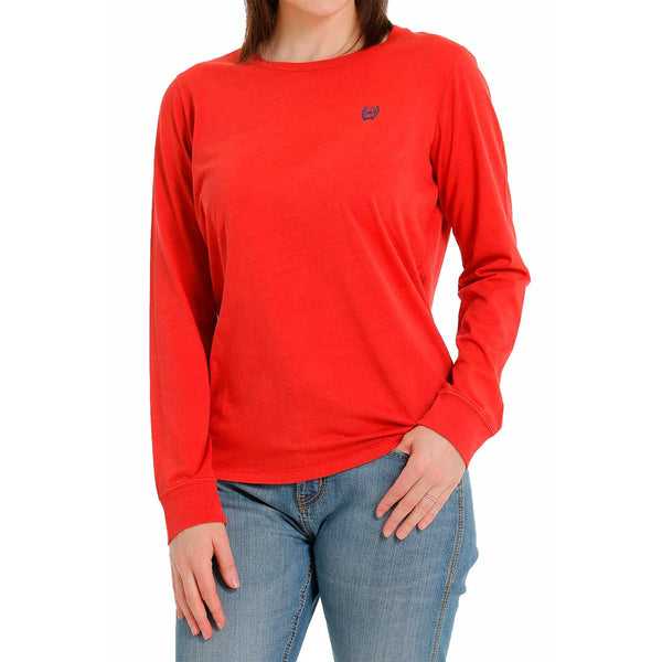Cinch Women's Red T-Shirt MSK7895005