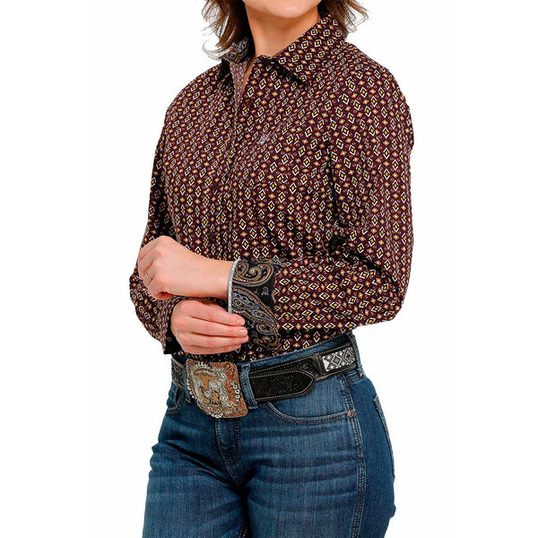 Cinch Women's Purple Shirt MSW9164194