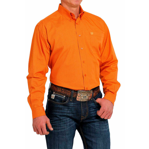 Cinch Camisa Naranja MTW1105475