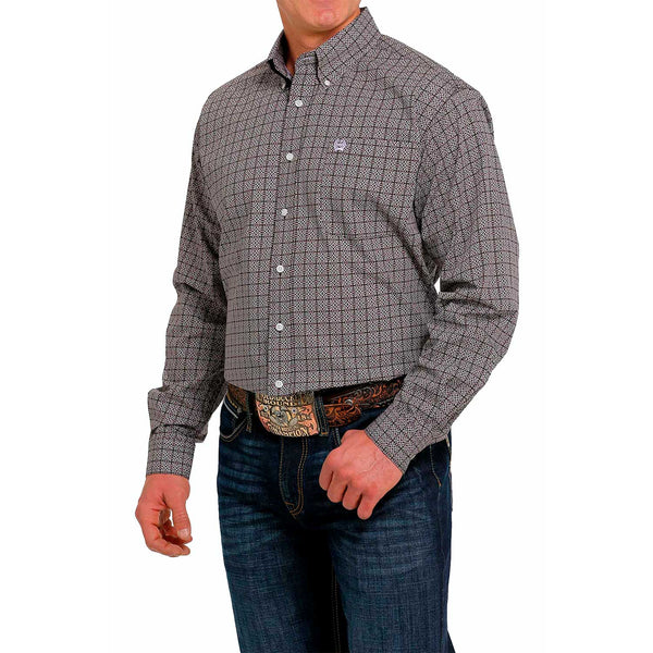 Cinch Camisa Rayas Cafe MTW1105481