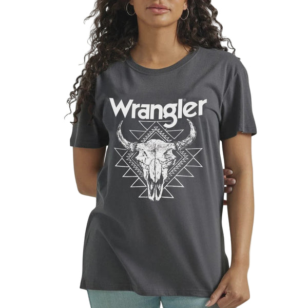 Playera Wrangler Dama Charcoal 112347441