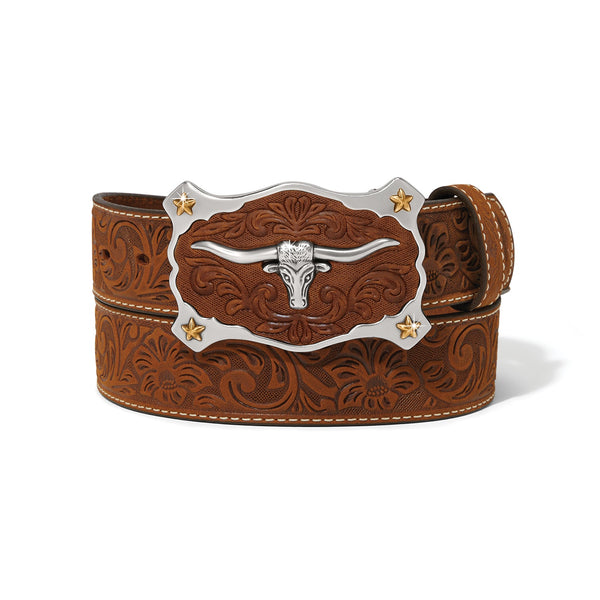 Cinto Justin Classic Longhorn Aged Bark C11198
