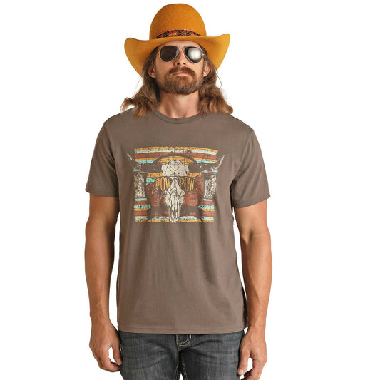 Rock & Roll Unisex Playera Charcoal RRUT21R12N