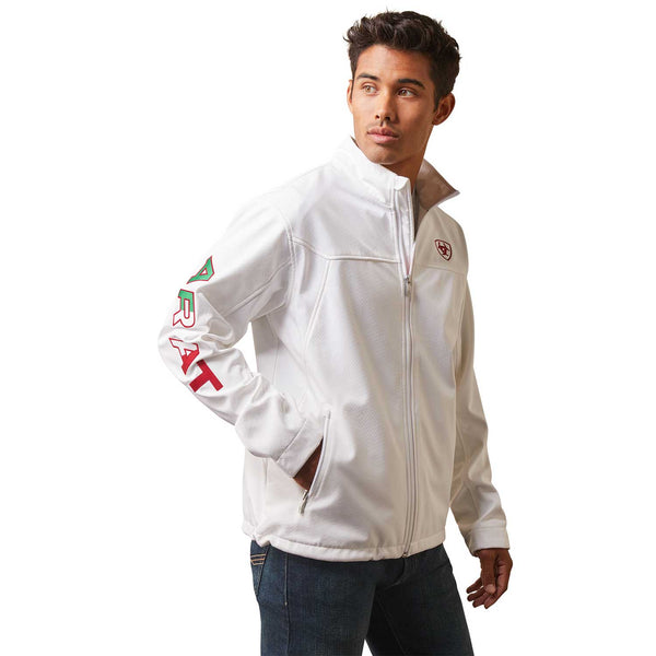 Chamarra Ariat Blanca Logo México 10043549
