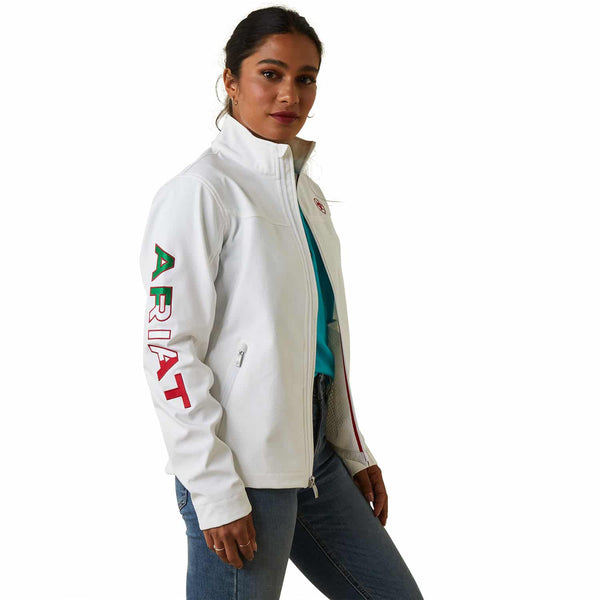Chamarra Ariat Dama Team Mexico Blanca 10043548
