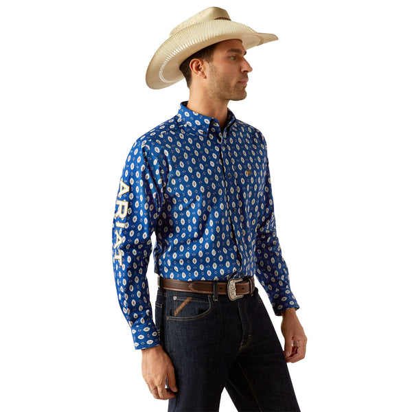 Camisa Ariat Team Dax Navy 10054666