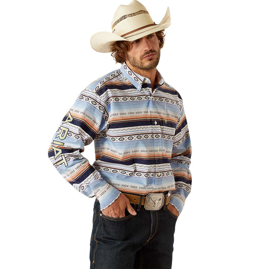 Camisa Ariat Team Deacon Azul/Verde 10054747