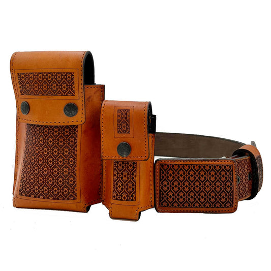 Combo Cinto Cincelado Ojitos Miel C-3